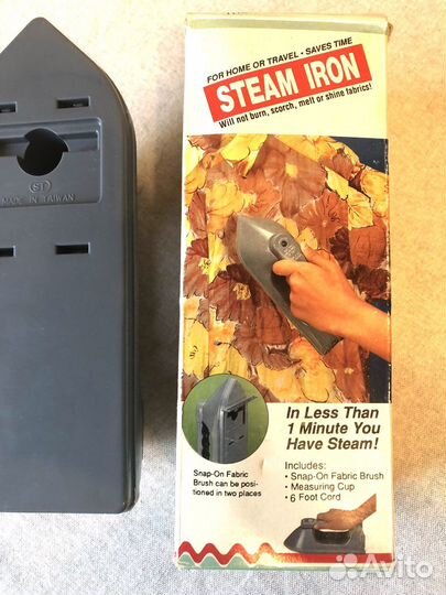 Утюг дорожный Отпариватель для одежды новый
