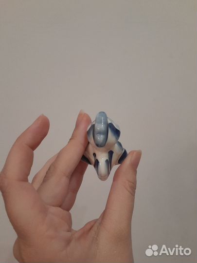 Статуэтка курица гжель