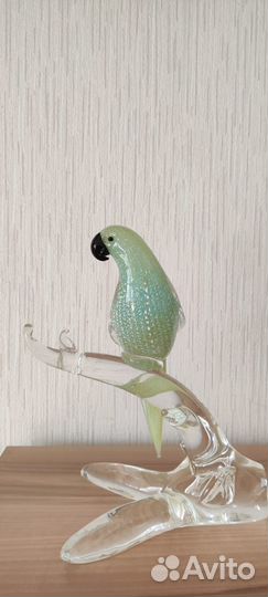 Попугай Муранское стекло