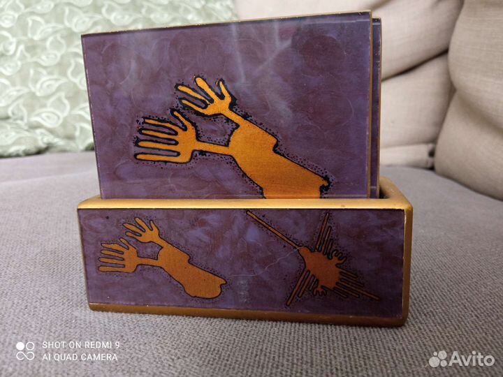 Подставки для стаканов. Береста