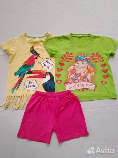 Пакет вещей для девочки, рост 122