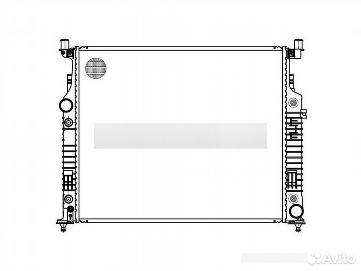 Радиатор охлаждения для а/м mercedes-benz ml/gl (w