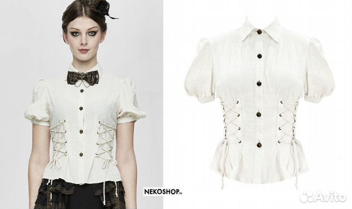 Блузка Steam Fashion w (без галстука)