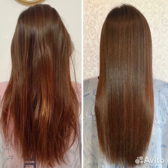 Кератиновое выпрямление волос/Ботокс для волос