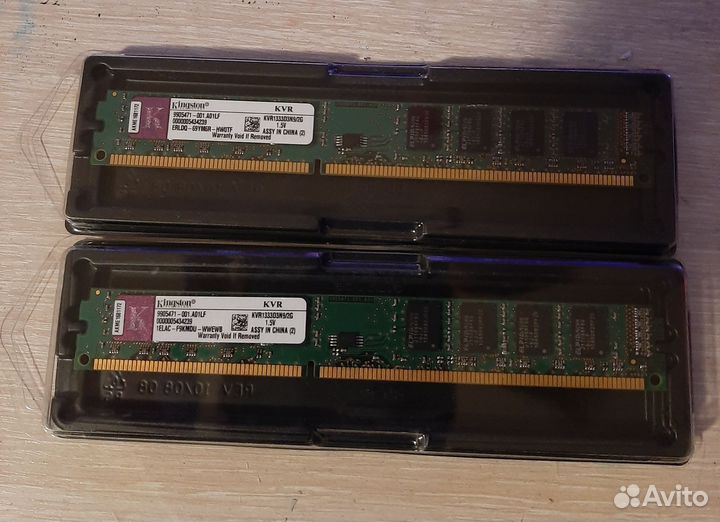 Оперативная память Kingston DDR3 4гб (2х2)