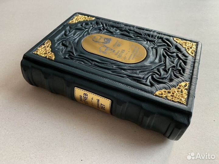 Стихотворения. Тютчев, Фет (подарочная кож. книга)