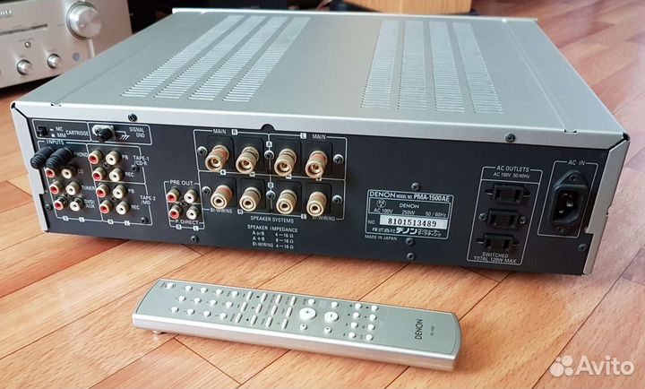 Усилитель, который поет. Denon pma-1500ae (100v)
