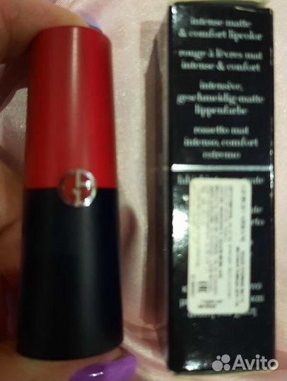 Giorgio armani помада красная