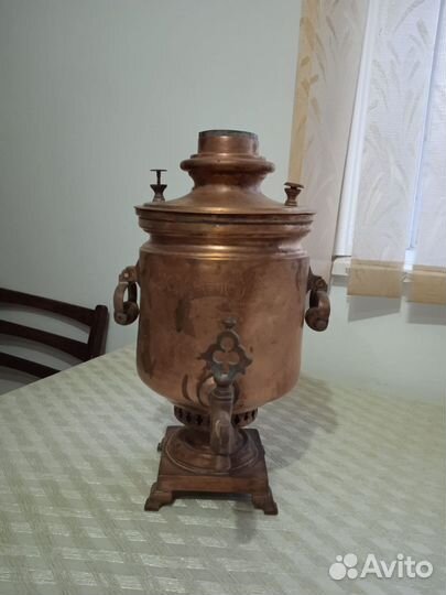 Самовар на дровах старинный