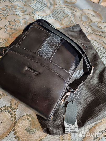 Сумка мужская натуральная кожа