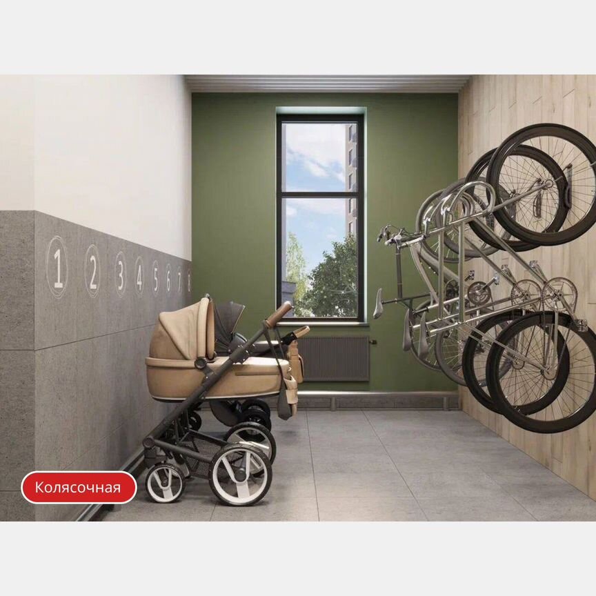 3-к. квартира, 78,4 м², 9/9 эт.