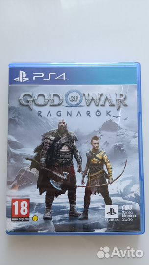 God of war ragnarok ps4 диск