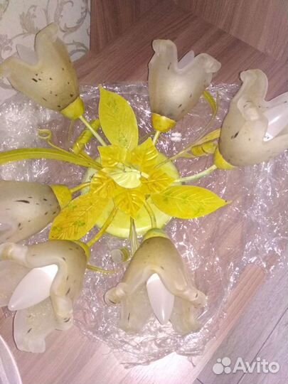 Люстра потолочная бу в рабочем состоянии