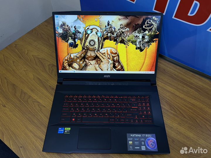 Игровой MSI 17' новый RTX i5 12gen ddr5