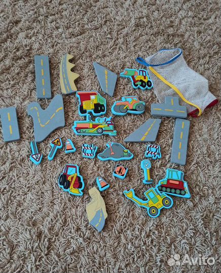 Конструктор мягкий для игр в ванной