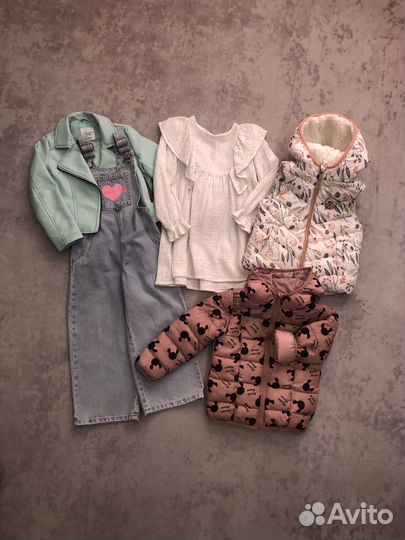 Одежда для девочки пакетом 104-110