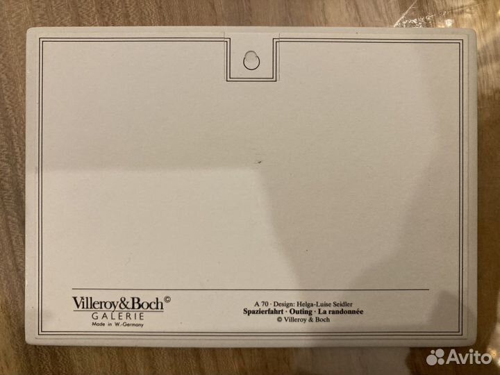 Фарфоровые открытки Villeroy&Boch