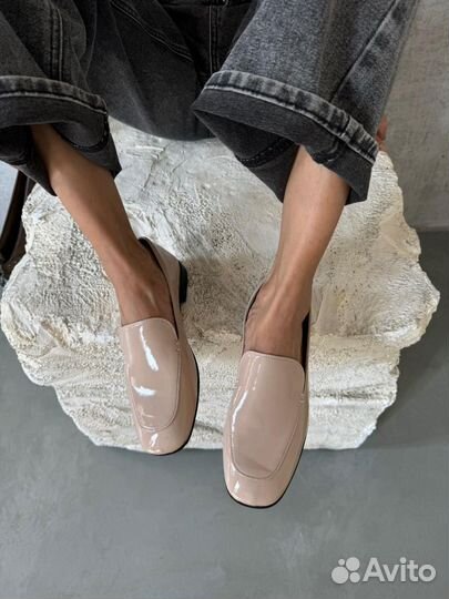 Лоферы женские экокожа