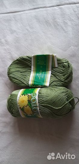 Пряжа нитки для вязания хлопок 100