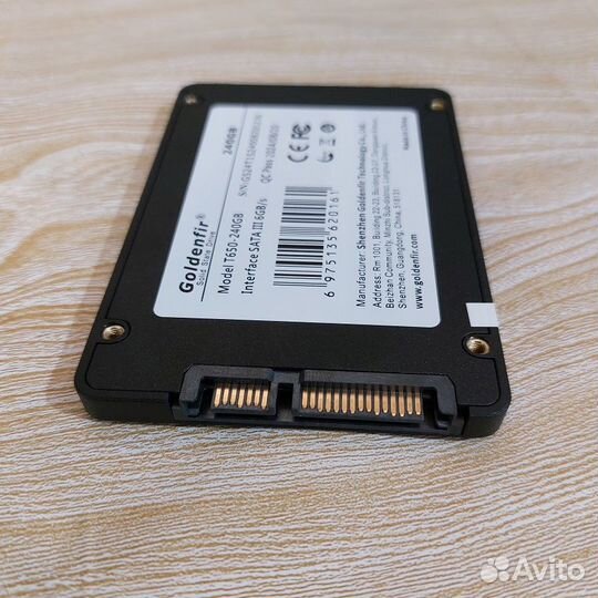 SSD Goldenfir 240 Gb + Windows 10