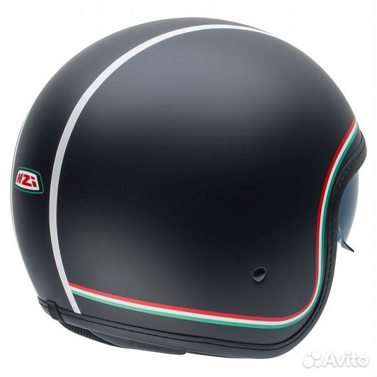 NZI Rolling 4 Sun Open Face Helmet Glossy Forza