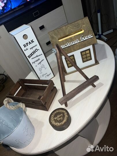 Свадебные аксессуары на стол