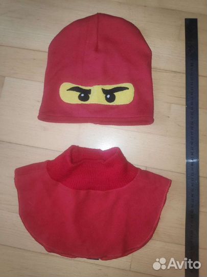 Комплект шапка/манишка Lego на мальчика