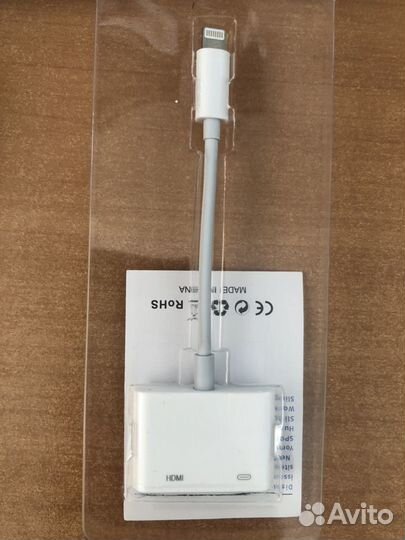 Переходник Apple lightning to hdmi adapter apple