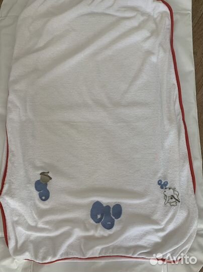 Надувной матрасик для пеленания с чехлом