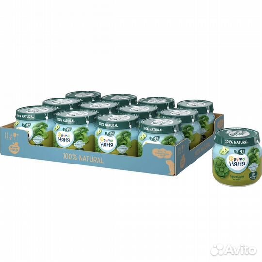 Детское питание фрутоняня брокколи