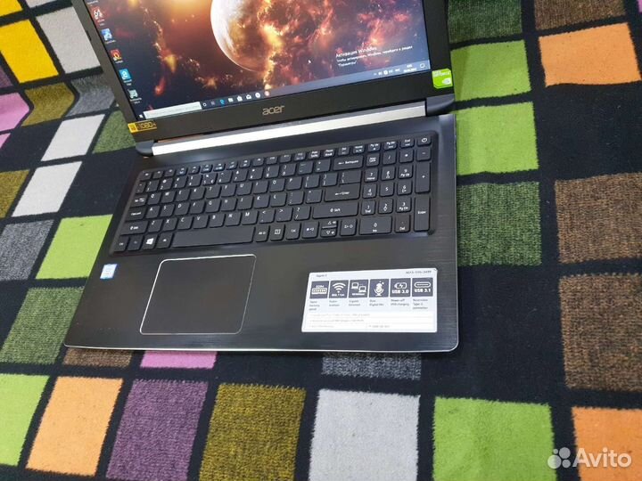 Игровой ноутбук Acer aspire A515-51G geforce MX130