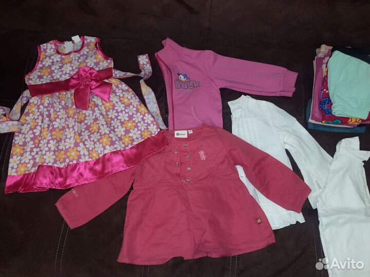 Детская одежда пакетом для девочки от 1,5-4,5 года