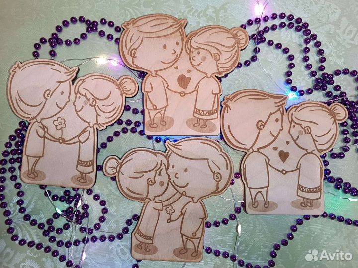 Магнитики на холодильник влюбленная парочка