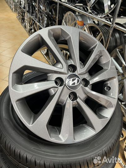 Диски литые R15 4*100 Kia, Hyundai