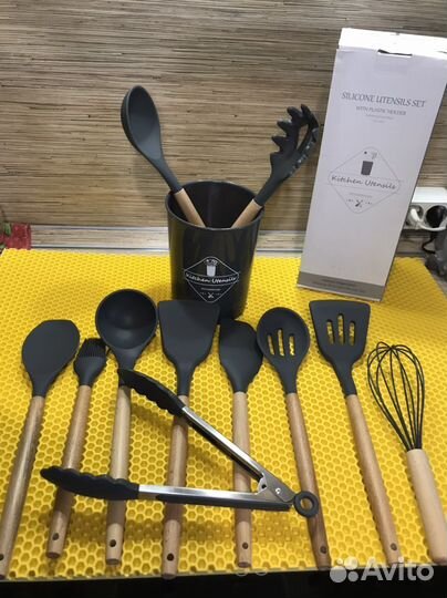 Набор кухонных принадлежностей+ Подставка