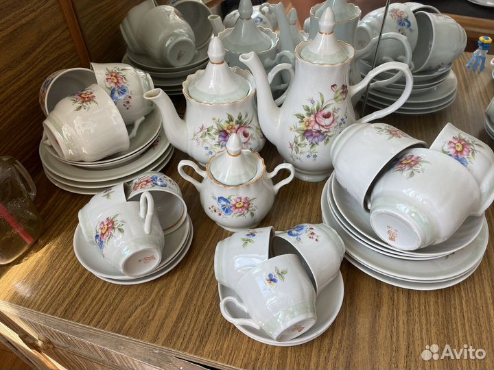 Чайный сервиз СССР два в одном