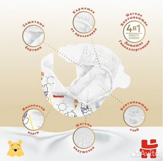 Huggies подгузники Elite Soft 0 (до 3,5 кг) 50 шт