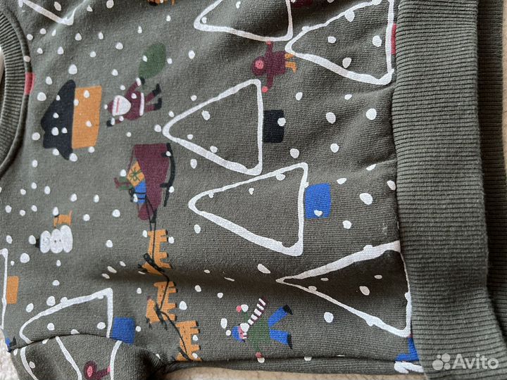 Новогодний теплый костюм zara 92 размер