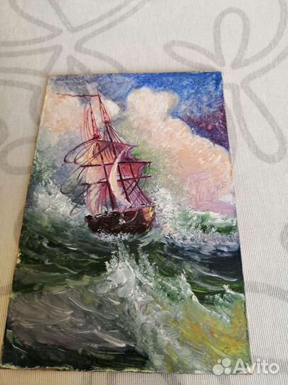 Картина маслом 15, на 10