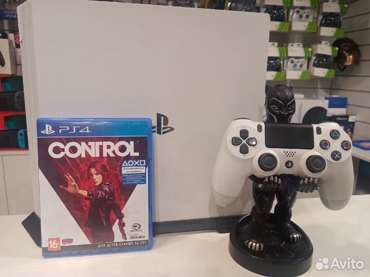 Sony PS4 Pro White + Control (Магазин, Гарантия)
