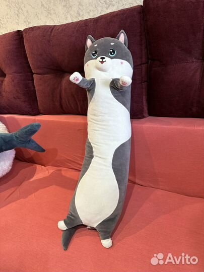 Мягкая игрушка кот батон 85 см