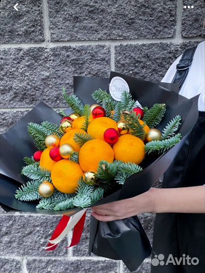 Съедобные букеты. Подарок на Новый год