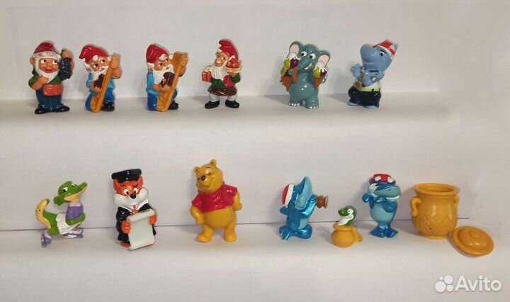 Игрушки из киндера и Ландрин 90х