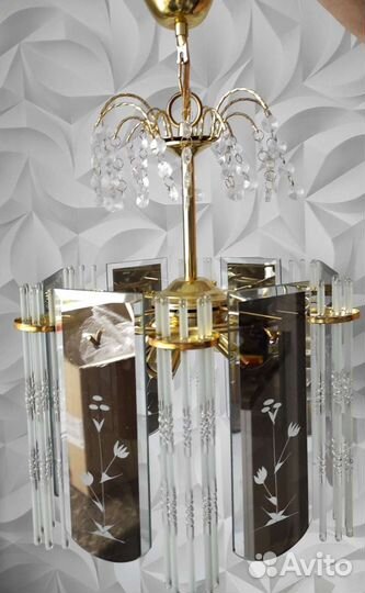 Люстры хрустальные бу
