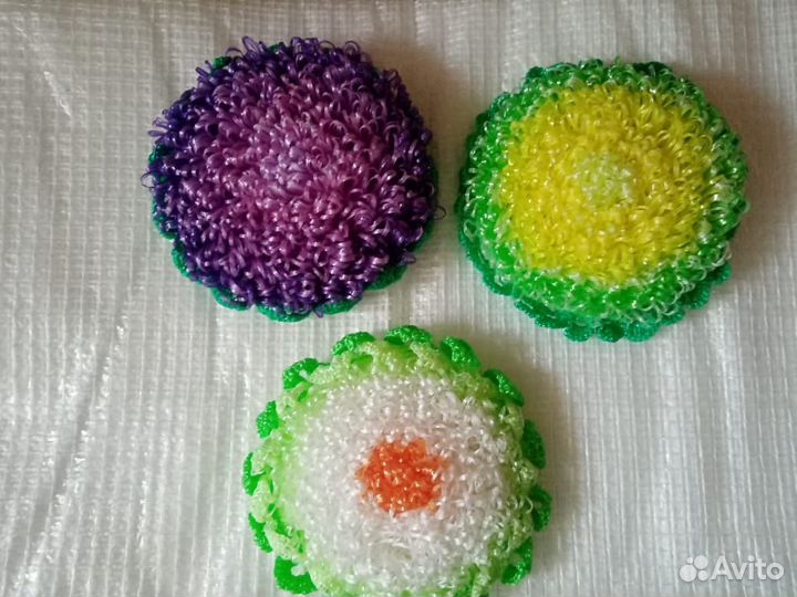 Мочалка для тела ручной работы