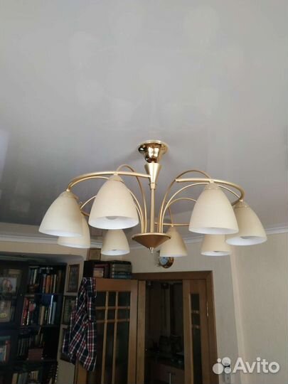 Люстра потолочная италия бу