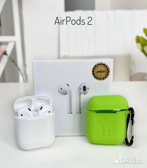 Наушники AirPods 2/3/Pro/Pro2 + Чехол