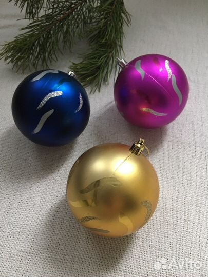 Новогодние игрушки шары на елку