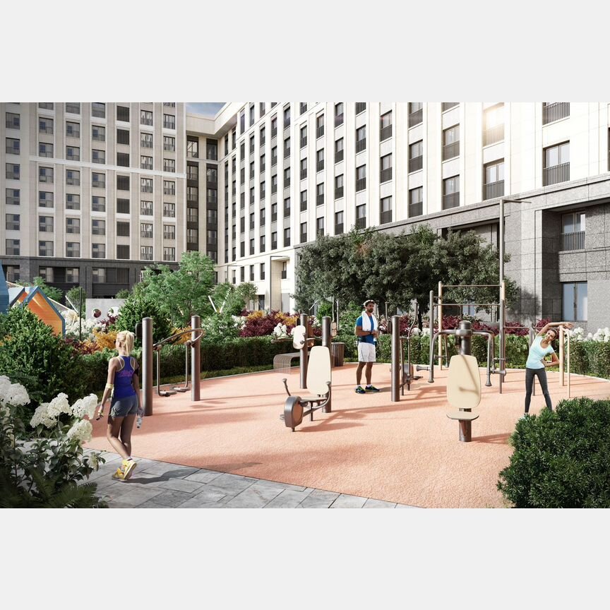 2-к. квартира, 71,6 м², 2/17 эт.