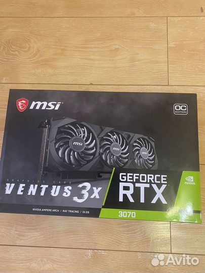 Видеокарта MSI GeForce RTX 3070 Ventus 3X OC 8GB